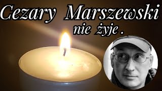 Cezary Marszewski nie żyje [upl. by Swift]