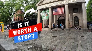 5 Things to Do at Faneuil Hall Boston MA Marketplace  Quincy Market  Boston Freedom Trail [upl. by Allisan102]