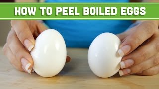 How To Peel Boiled Eggs  Mind Over Munch Tips Tricks and Tutorials [upl. by Swirsky]