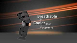 Knee Pain Relief  The DonJoy Playmaker Knee Brace Video [upl. by Kipton465]