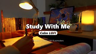 3hour STUDY WITH ME☔♬  pomodoro 5010  BGM  Rain amp relaxing LoFI  Focus study music  alarm [upl. by Cryan664]