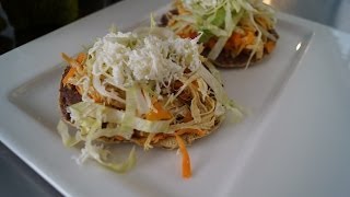 Nutritivas tostadas de Pollo [upl. by Emee]