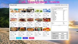 Cafe Management System Project  Java Swing  NetBeans [upl. by Kidd]