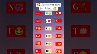 Comment your name first lette💞❤️💌youtubeshortsviraltrendingytshorts [upl. by Ahsratan]