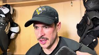 Sidney Crosby talks about 600th goal in loss to Utah [upl. by Porcia]