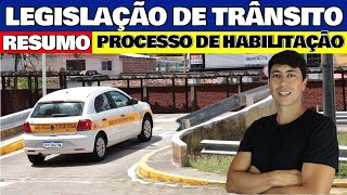 LEGISLAÇÃO DE TRÂNSITO  PROCESSO DE HABILITAÇÃO E PERMISSÃO PARA DIRIGIR NA AUTOESCOLA [upl. by Selrahc]