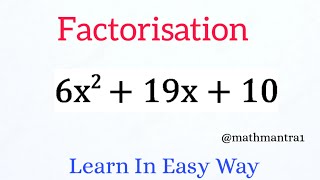 Factorization of Algebraic Expressions  Factorization Class 8  Factorization Method  Factorize [upl. by Neehcas]