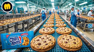 How Chips Ahoy Cookies are Made in Factory  Chips Ahoy Factory Process [upl. by Conn]