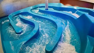 Wild Water Maze Waterslide at Therme Lindau [upl. by Yenattirb]