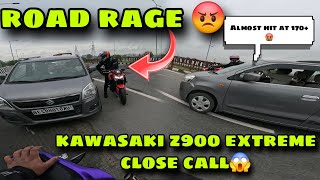 Extreme Close Call On Kawasaki z900 😱  Fight With Uncle🤬 [upl. by Olenta30]