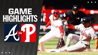 Braves vs Phillies Game Highlights 32924  MLB Highlights [upl. by Annola]