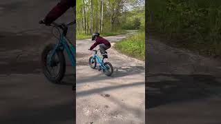 Briley’s Amazing Bike Balance Trick 5yearold bikelife biketricks adventure camping [upl. by Garges923]