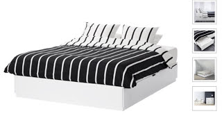 Ikea Hack  Platform bed with 12 DRAWERS [upl. by Nroht]