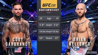 CODY GARBRANDT VS BRIAN KELLEHER FULL FIGHT UFC 296 [upl. by Arten40]