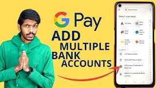 How to Add Secondary Bank Account in Google Pay  Add Multiple Bank Accounts in Gpay [upl. by Etennaej]