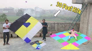 Monster 30 Feet Gudda Make At Home Abubaker  Big Kite [upl. by Parthinia]