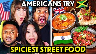 Americans Try The Spiciest Street Food From Around The World [upl. by Clarisse749]