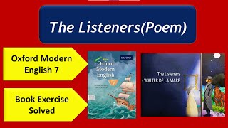 The Listeners POEM Oxford Modern English [upl. by Husha505]