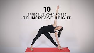 10 Most Effective Yoga Poses to Increase Height [upl. by Wescott]