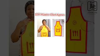 DIY Apron  Master Chef Apron craft DIY youtubemadeforyou [upl. by Florian]