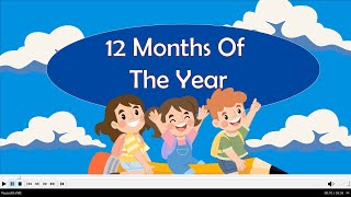 Months of the Year Spelling for Kids – Simple Learning [upl. by Nilknarf]