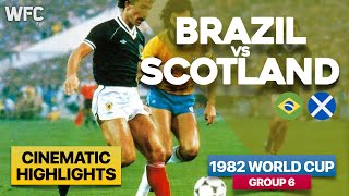 Brazil 41 Scotland  1982 World Cup Group 6 Match  Highlights amp Best Moments [upl. by Dael]