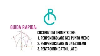 Come fare un pentagono dato il lato disegno tecnico [upl. by Broadbent]