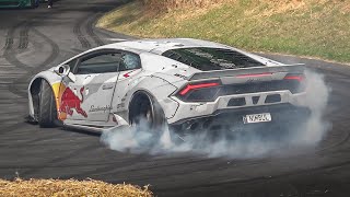 Best of Drift Cars at Festival of Speed 2019 2JZ Supra MK5 Mad Mike Lamborghini GT86 Ferrari V8 [upl. by Nnylrats259]