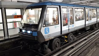 Cab View Métro Ligne 4🚈MP05 IDFM  Bagneux  Lucie Aubrac➡️Porte de Clignancourt Grève 190123 [upl. by Anitnoc]