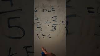 Dividing Fractions using the KFC Method GCSE 91 Maths KS2 Maths KS3 Maths 11 Maths 13 Maths gcse [upl. by Vaientina520]