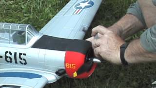 HOW TO DEAL WITH A BENT SHAFT AND PROP ADAPTER  T6 TEXAN Balance a propeller too 123mov [upl. by Durwin743]