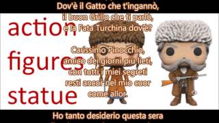 Lettera a PinocchioCarissimo Pinocchio  karaoke  testo [upl. by Aklim]