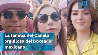 La familia del Canelo Álvarez orgullosa de ver el especular regreso a Las Vegas [upl. by Arries]