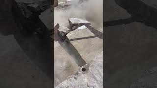 Extracting Silver Travertine From mine [upl. by Weiner]