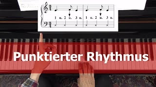 Punktierter Rhythmus am Klavier – So übst du das Zusammenspiel mit beiden Händen [upl. by Pears]