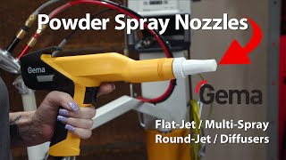 Gema OptiFlex Powder Spray Nozzles Overview [upl. by Bobinette]