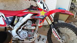 crf 250 2008 clutch [upl. by Arzed]