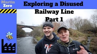 Exploring a Disused Railway Line The Manchester to Rossendale Part 1 [upl. by Ahouh]