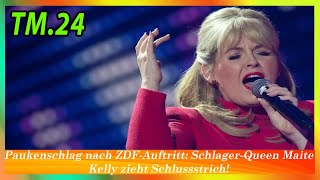 Paukenschlag nach ZDF Auftritt Schlager Queen Maite Kelly zieht Schlussstrich [upl. by Ruthie882]