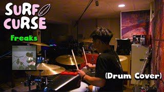 Surf Curse  Freaks Drum Cover [upl. by Rrats]