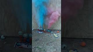 SkyKing Clay Smoke Bombs fireworks smokebombs skyking [upl. by Eelibuj]