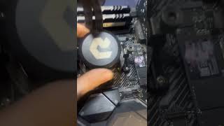 Aio install pt 1 gamingcomputer gaming aiocooler [upl. by Birkner]