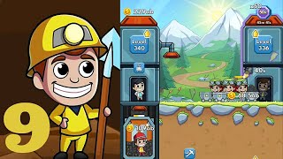 Idle Miner tycoon walkthrough 9 with Titans Thunder Arcade 🕹️ android mining minecraft gaming [upl. by Ybbob]