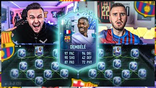 FIFA 22 VAMOS DEMBELE Fut Fantasy SQAUD BUILDER BATTLE ⭐⭐ [upl. by Hennessy]