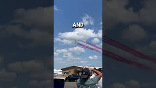 Red Arrows RIATOfficial fighterjet topgun fa18 redarrows airshow stunt plane jetengine [upl. by Romanas]