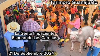 Tarimoro Guanajuato Cuartel 2 La Gente Esperando Las Carnitas 2024 [upl. by Kursh]