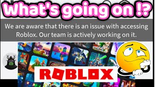 ROBLOX Login NOT WORKING  Why  robloxdownnow [upl. by Akinhoj]