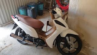 Deixando a Shineray Jet 50cc igual Honda Biz 125 nova [upl. by Salvadore579]