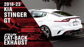 Kia Stinger GT STILLEN® Cat Back Exhaust System [upl. by Juakn]