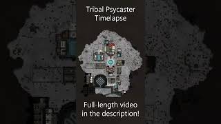 Rimworld Timelapse Short  Solo Tribal Psycaster [upl. by Niasuh]